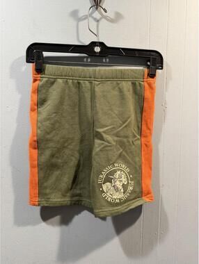 Kids Boys Jurassic World Short Size 7 Orange/Green